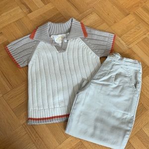 Dress shirt and pants for toddler boys